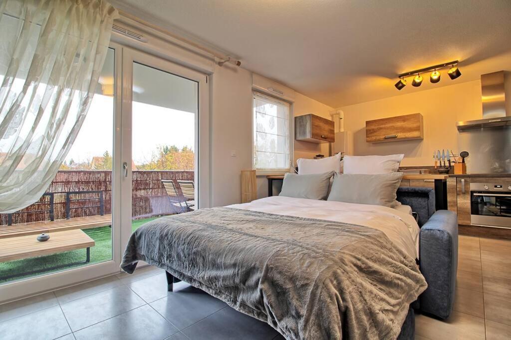 Appartement - Note Boisee - Terrasse & Parking 셀레스탓 외부 사진