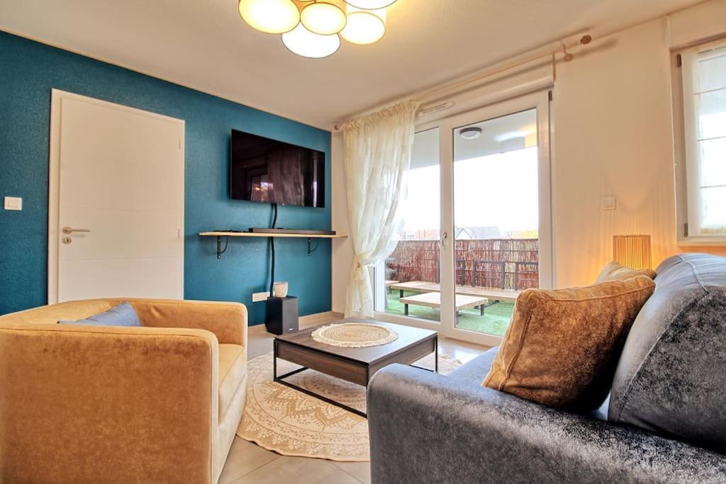 Appartement - Note Boisee - Terrasse & Parking 셀레스탓 외부 사진